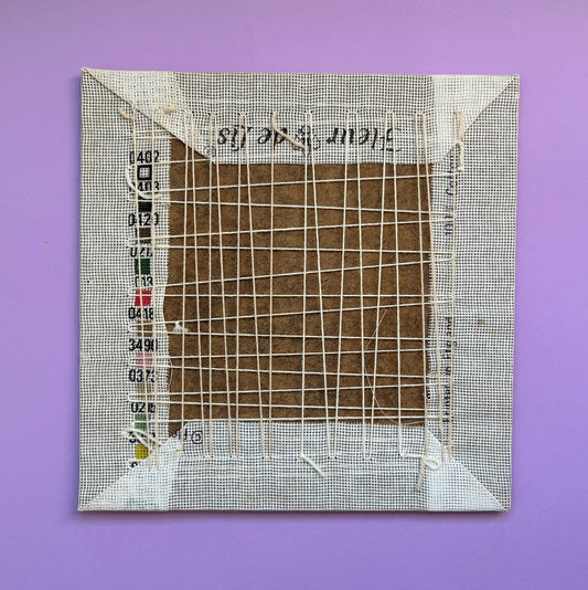 Vintage mouse tapestry with flowers and mushrooms