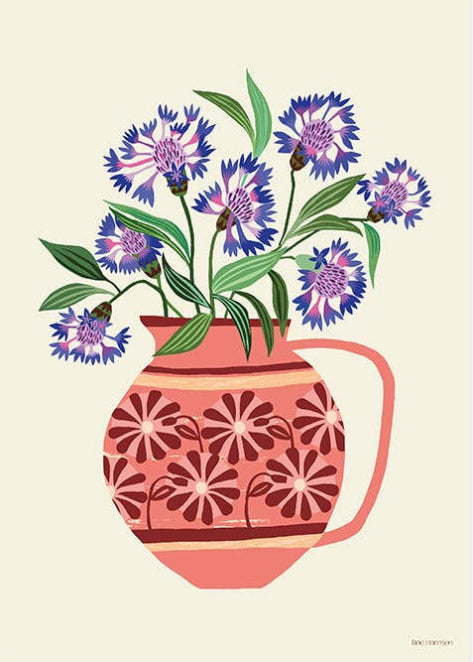 Cornflowers Art Print - A3 and A4